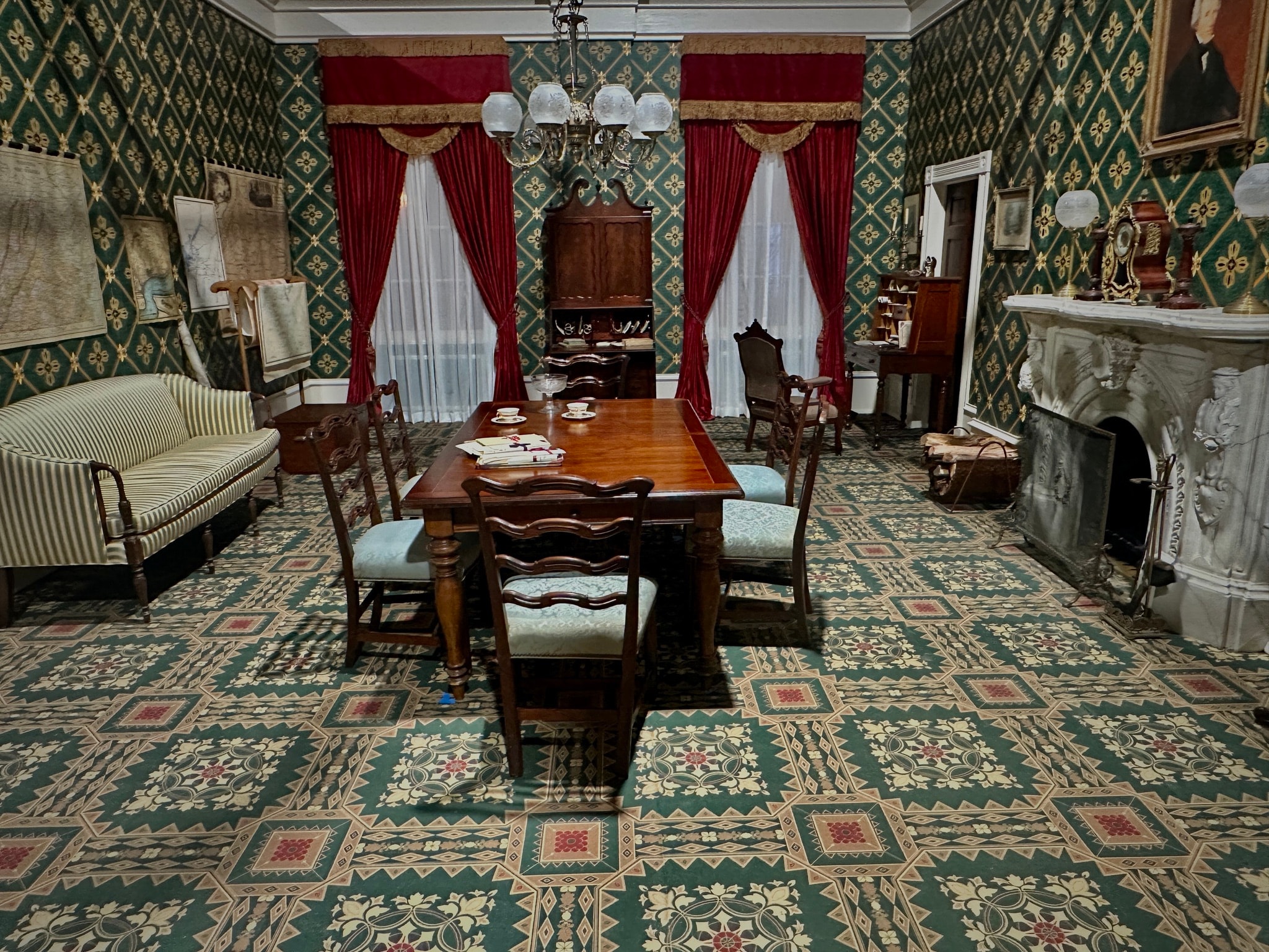 Historic interior set from Life, Larry and the Pursuit of Unhappiness